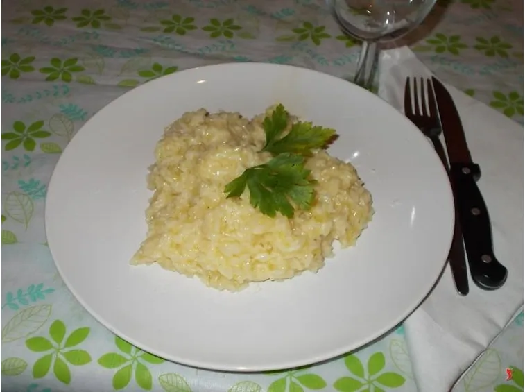 Il risotto allo spumante