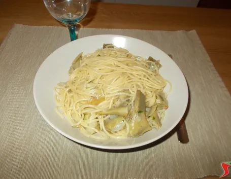 Gli spaghetti ai carciofi