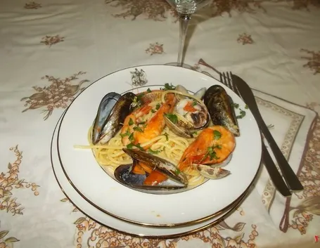 Gli spaghetti allo scoglio