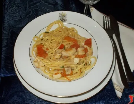 Gli spaghetti con il pesce spada