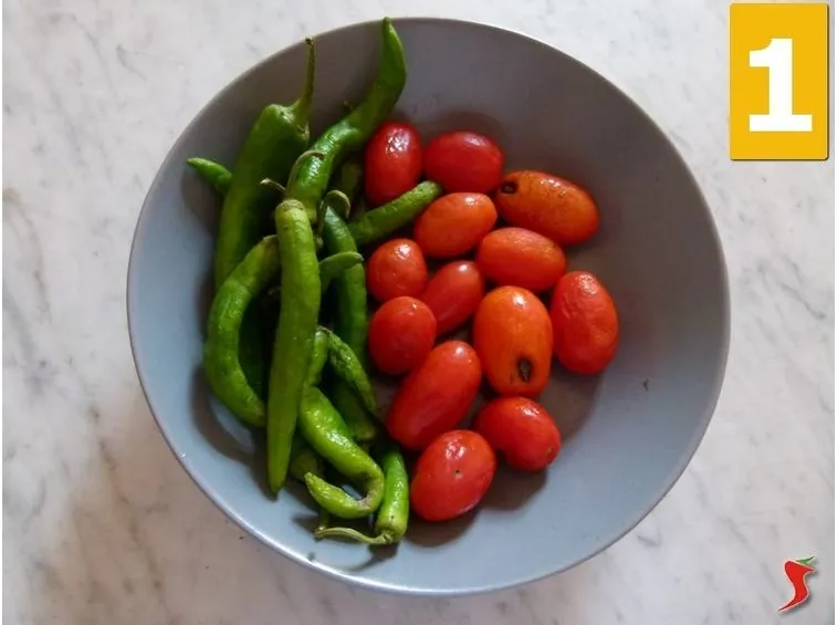 peperoni e pomodori