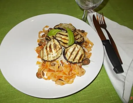Le tagliatelle alle melanzane