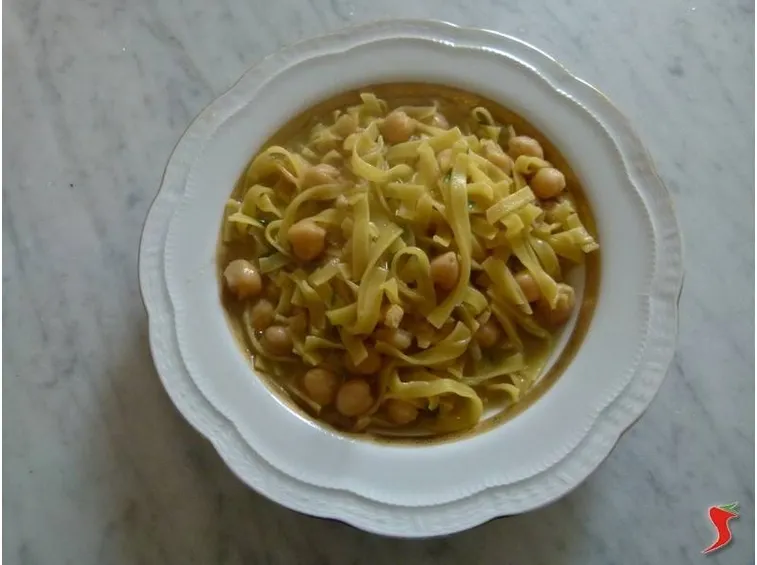 Tagliatelle con i ceci