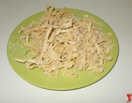 Le tagliatelle fatte in casa