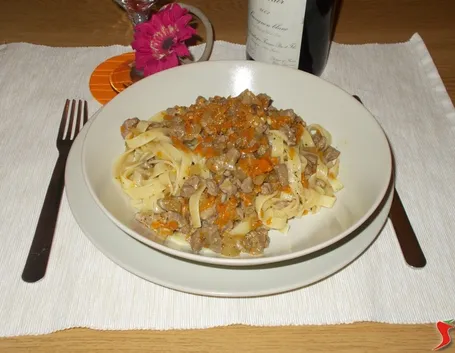 Le tagliatelle in bianco