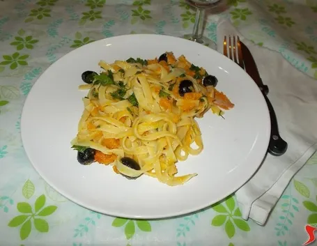 Le tagliatelle alla zucca