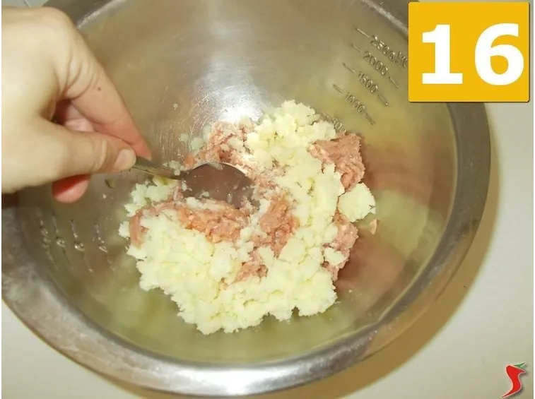 Amalgamare gli ingredienti