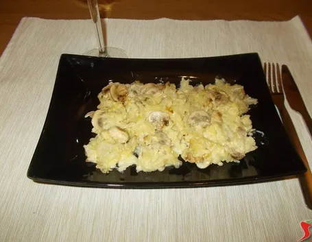 Il timballo di funghi 