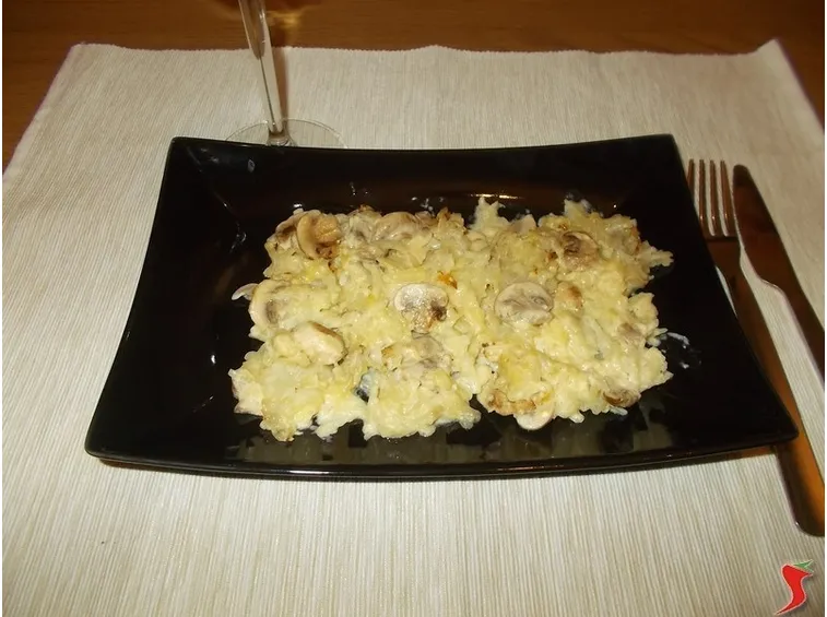 Il timballo di funghi