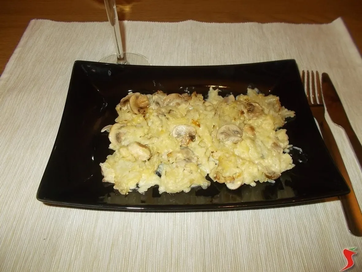 Il timballo di funghi