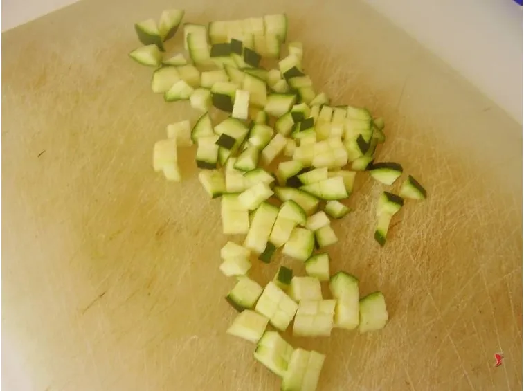 zucchine a dadini