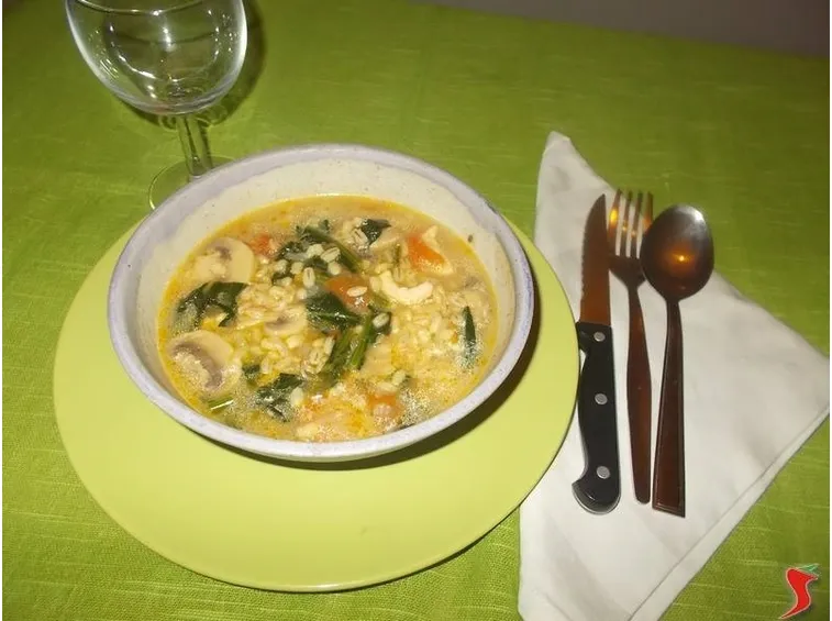 La zuppa di pollo