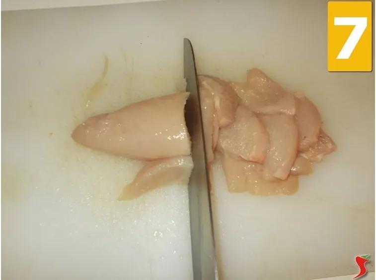 Il petto di pollo