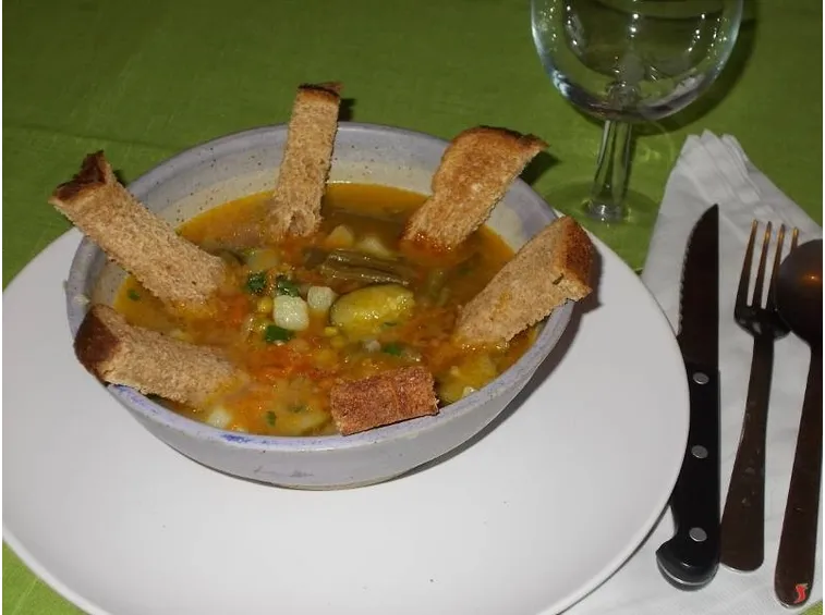 La zuppa di verdure
