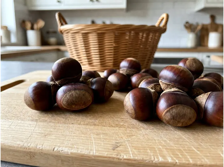 Scegliere le castagne fresche e sane