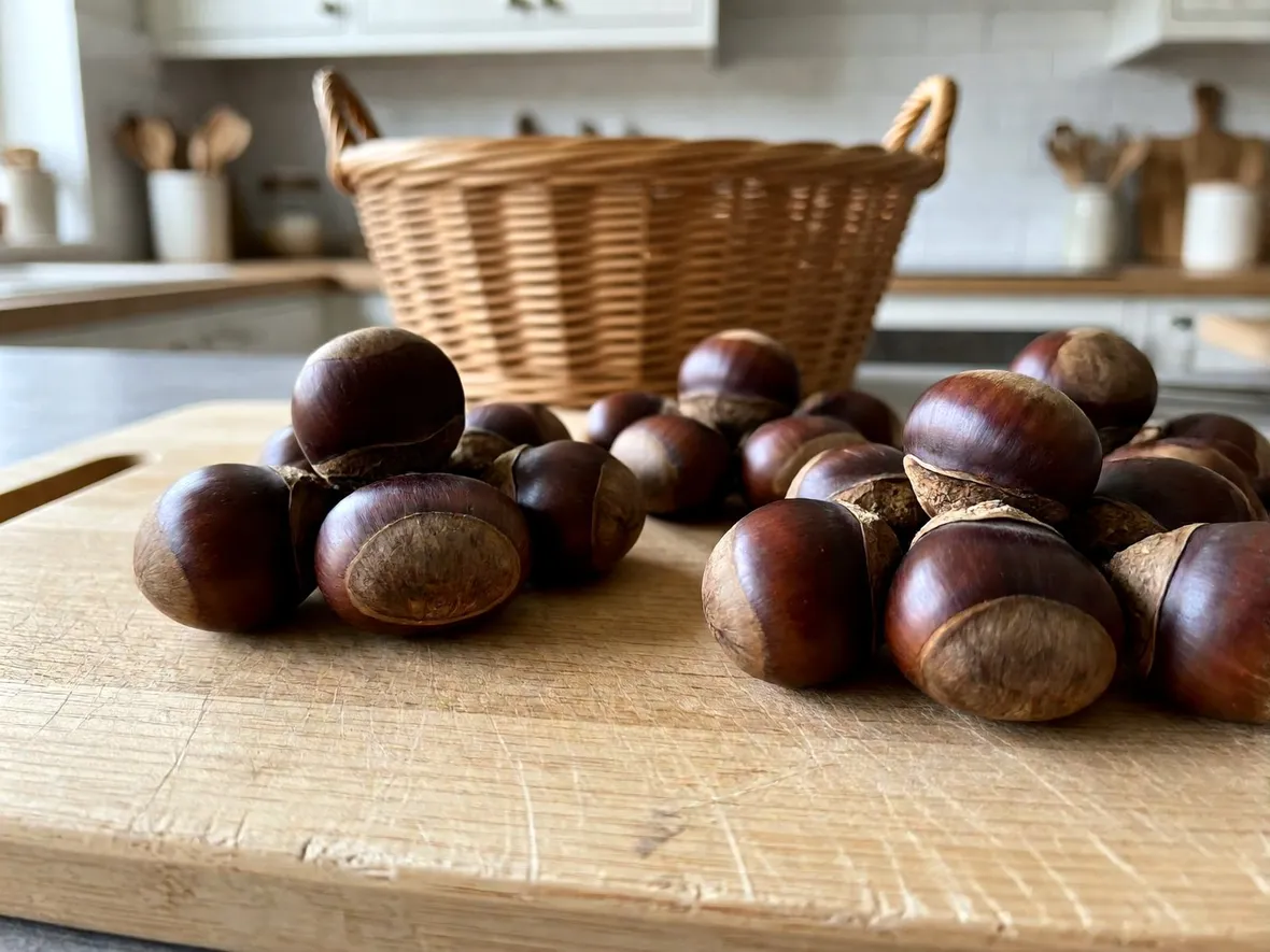 Scegliere le castagne fresche e sane