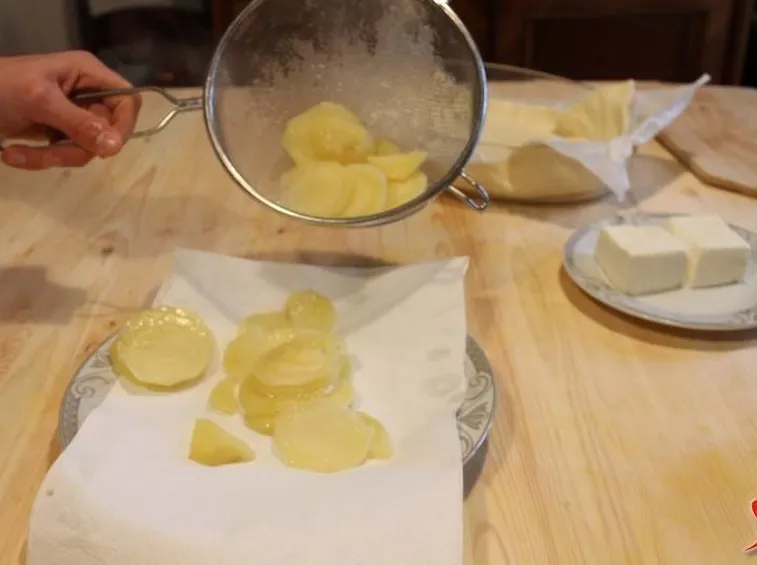 Asciugare le patate