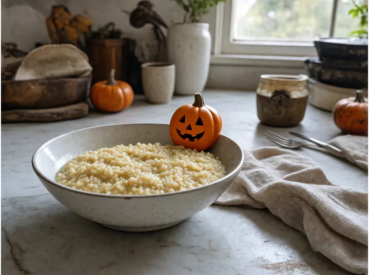 Primo e secondo: zucca stregata e polpette mostruose