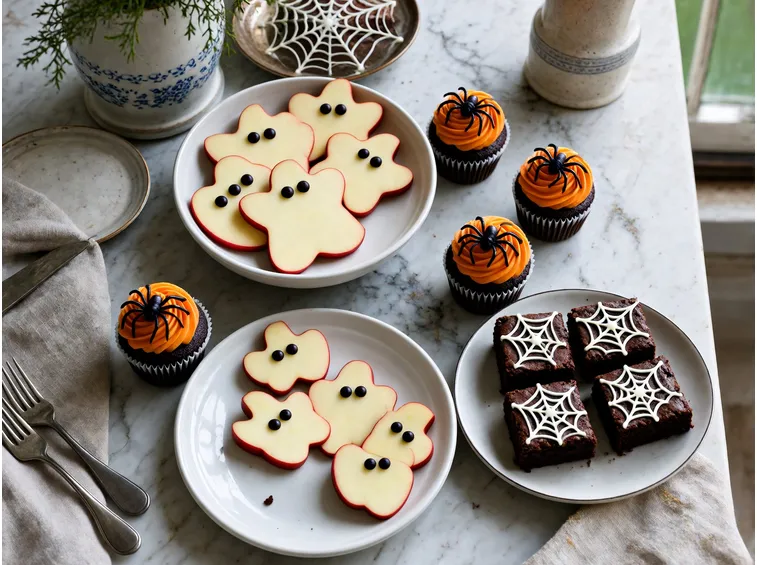 Dolci e bevande: mele fantasma, cupcake e pozioni da brivido