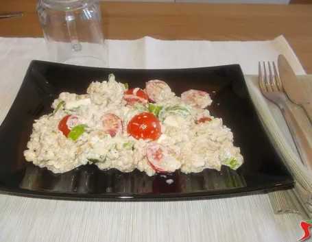 Piatto estivo di farro