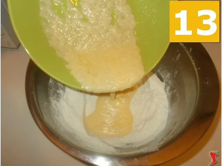 Terminare tutto l'impasto
