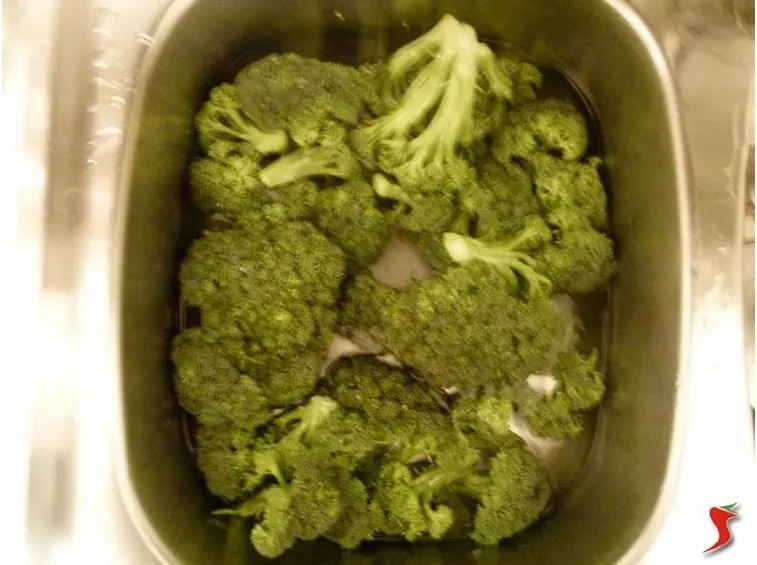 lavare i broccoli