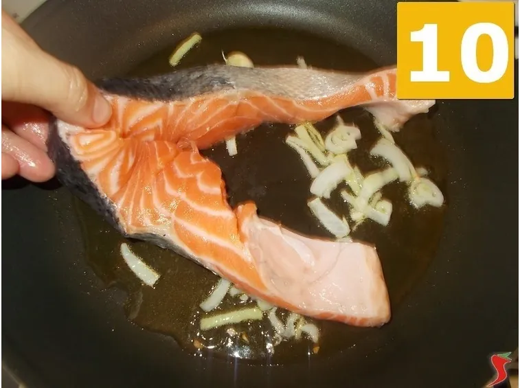 La cottura del salmone