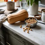 Che zucca scegliere e come dosare ceci e tahina