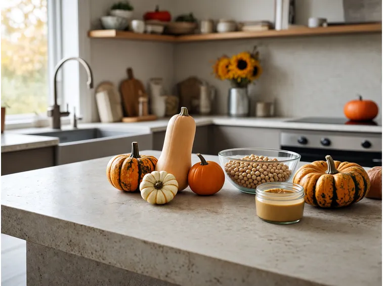 Che zucca scegliere e come dosare ceci e tahina
