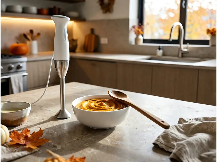 Frullare e regolare la consistenza della crema