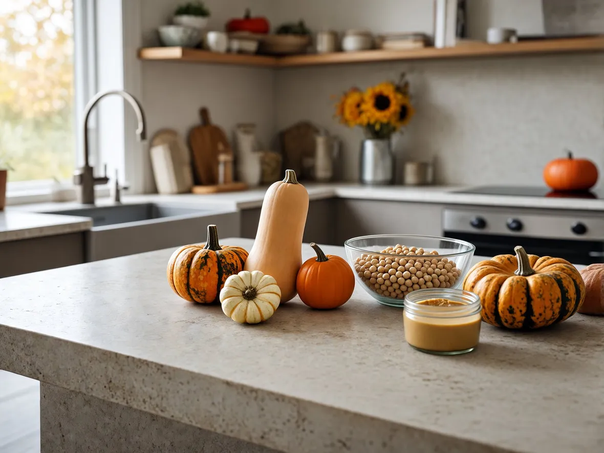 Che zucca scegliere e come dosare ceci e tahina