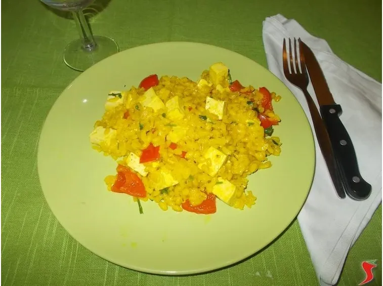Primo piatto al tofu