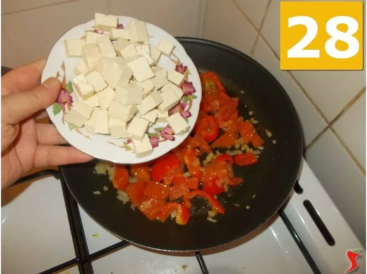 La cottura del tofu