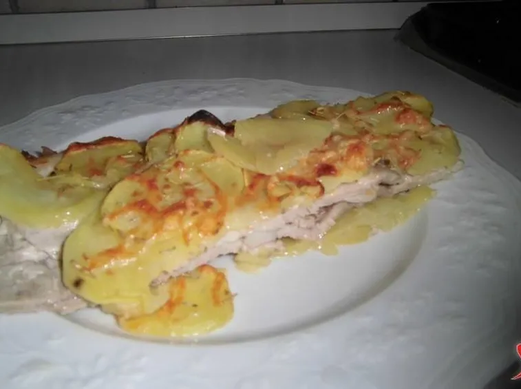 Parmigiana di patate e fettine