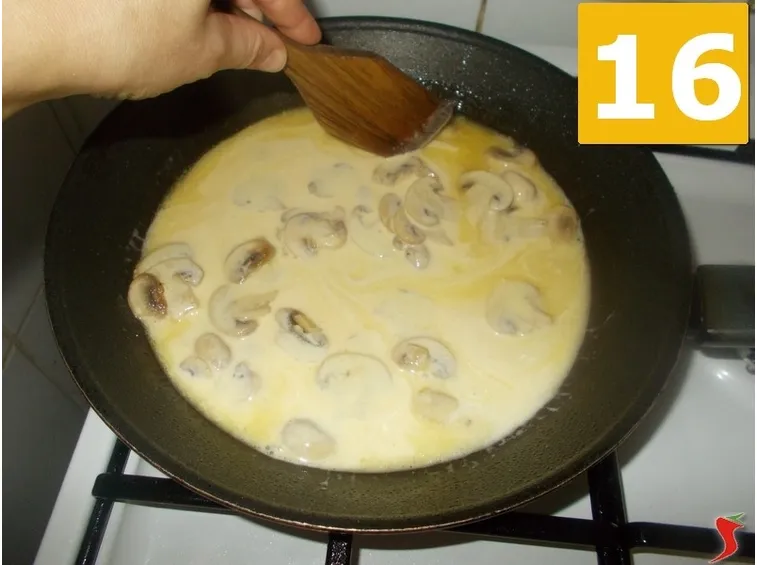 Continuate la ricetta