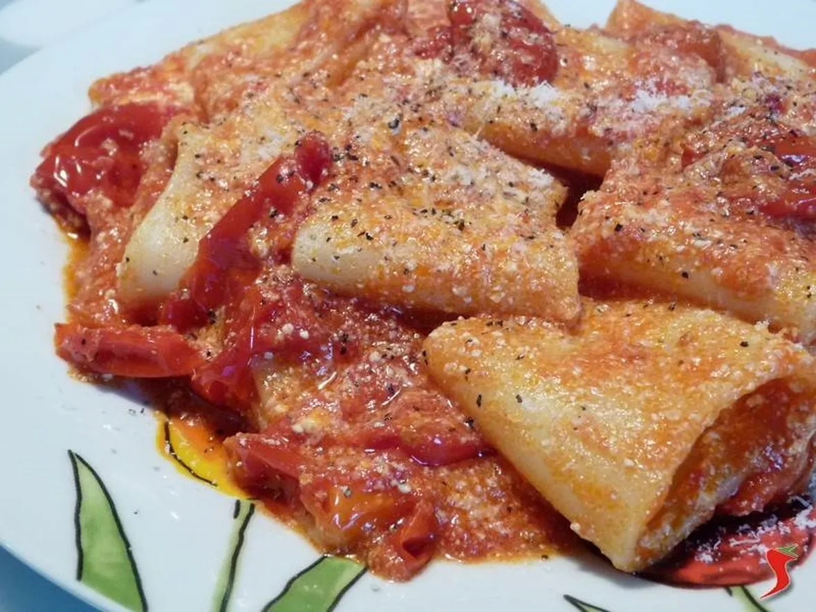 paccheri pomodorini e ricotta