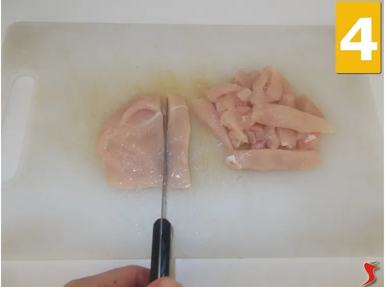 Il petto di pollo