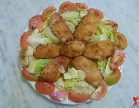 mozzarella impanata e fritta