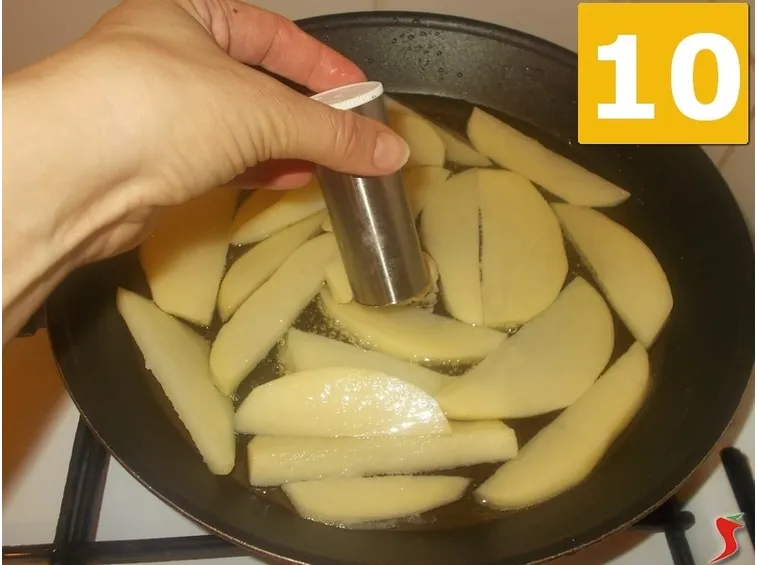 Continuate la cottura delle patate