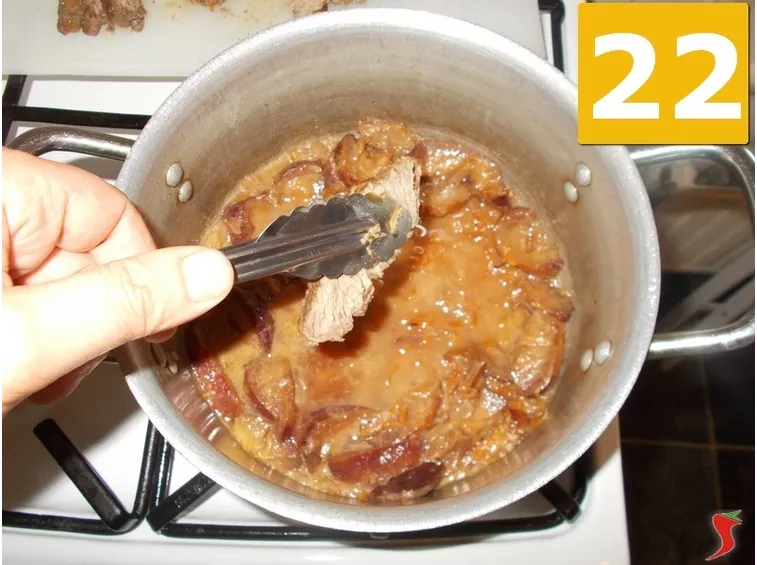 Arrosto con prugne