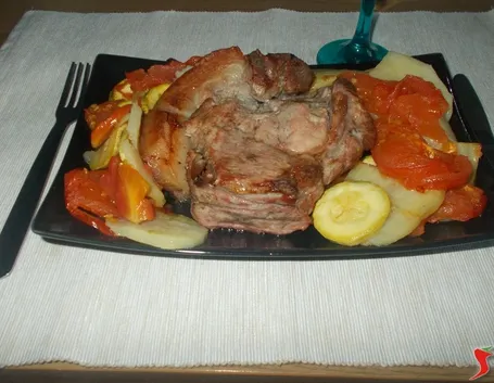 Arrosto con verdure