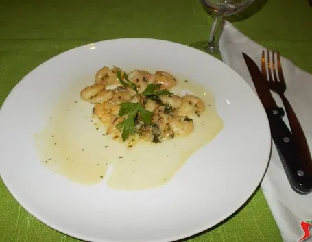 I gamberetti al guazzetto