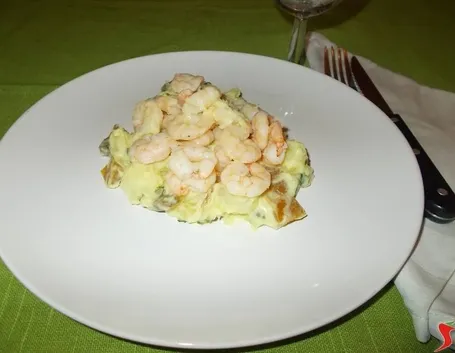 I gamberetti con le patate