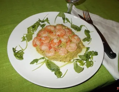 I gamberetti con le zucchine