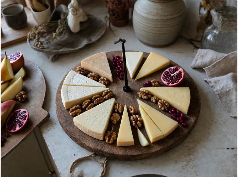 Come disporre formaggi e frutta sul tagliere