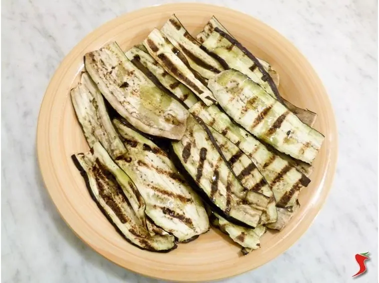 melanzane con olio e sale