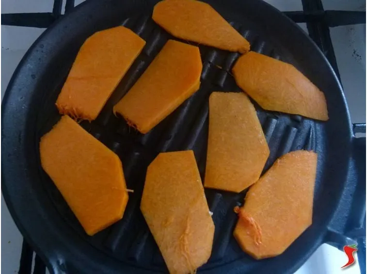 zucca sulla griglia