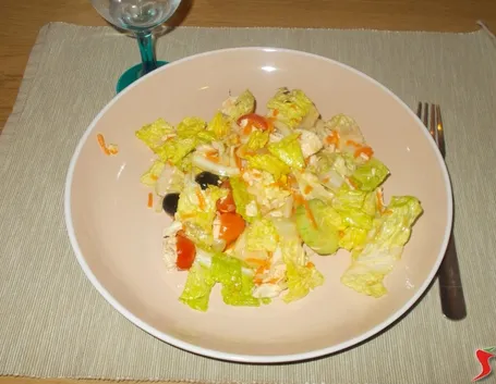 Insalata di pollo lesso