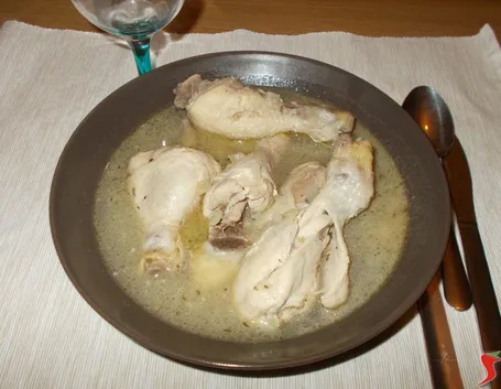 Il pollo bollito