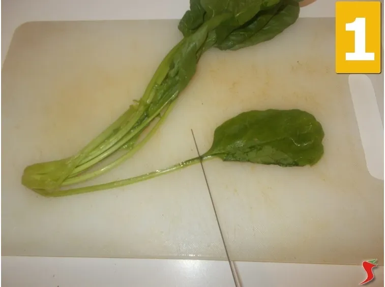 Lavorate gli spinaci